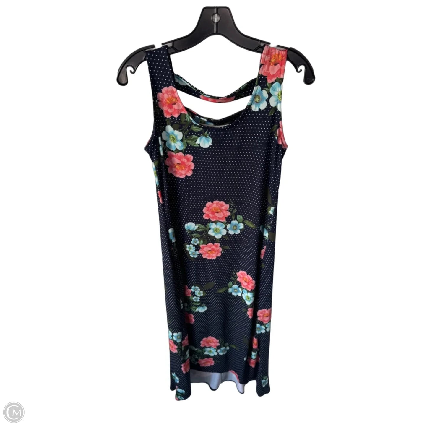 Dress Casual Maxi By Nina Leonard In Blue & Pink, Size: S