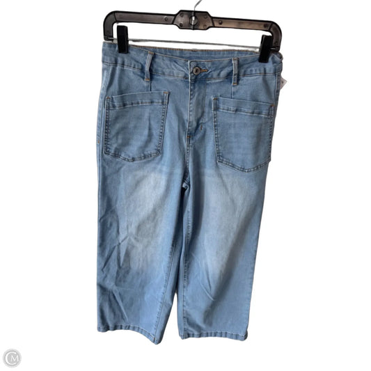 Jeans Wide Leg By Cme In Blue Denim, Size: 8