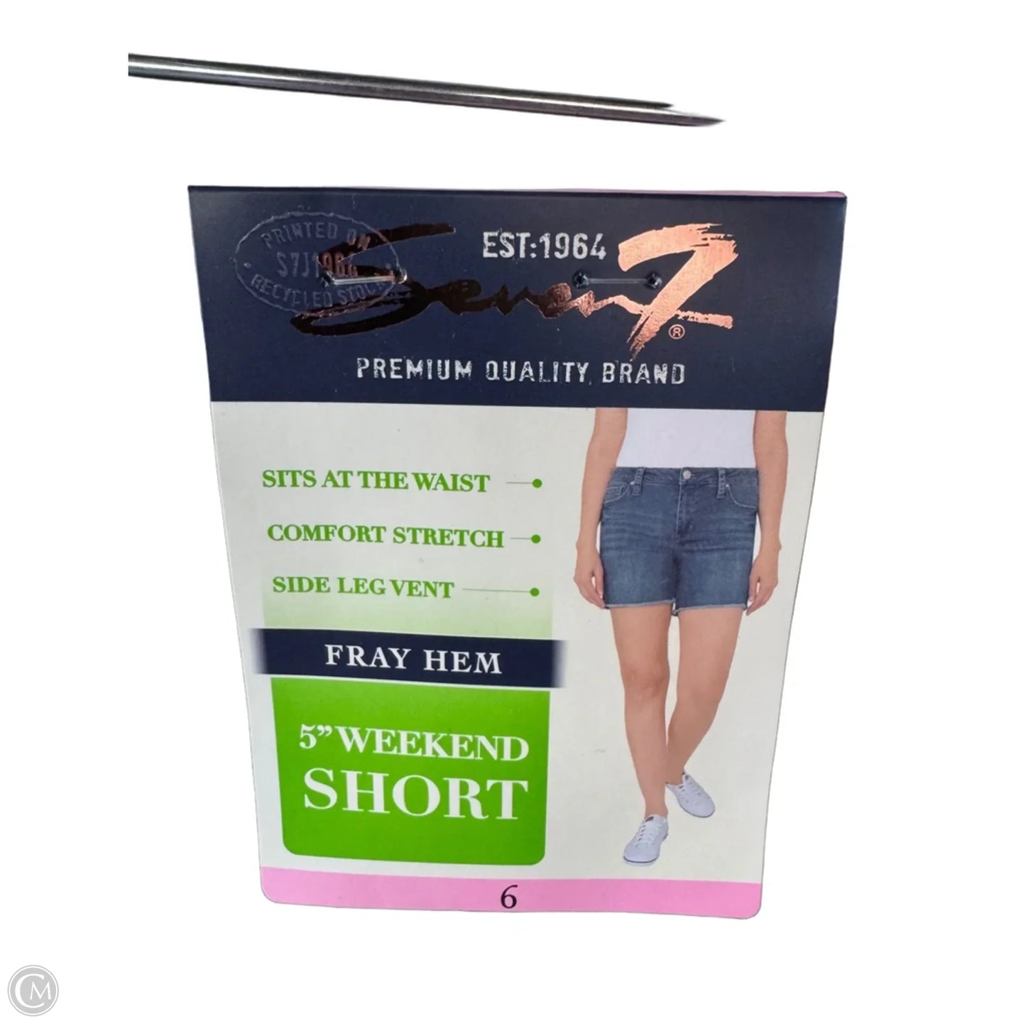 Shorts By Seven 7 In Blue Denim, Size: 6