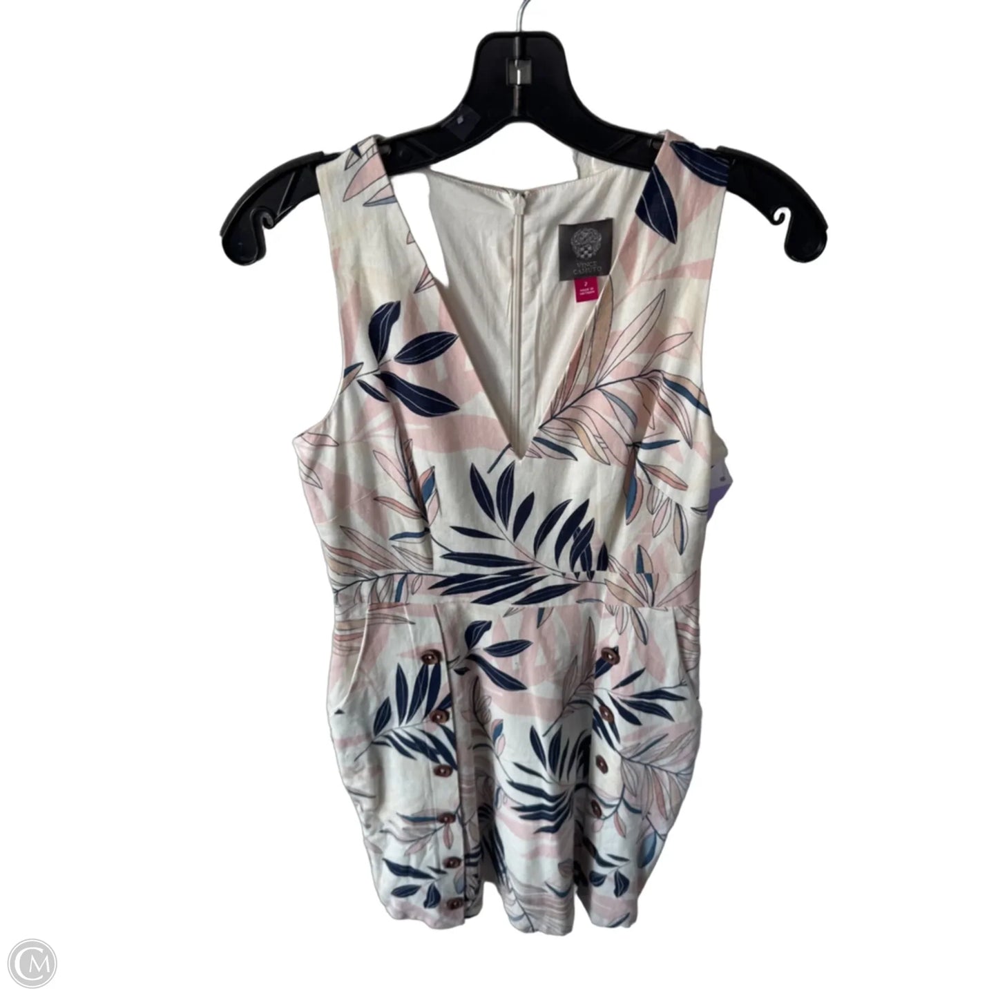 Dress Casual Short By Vince Camuto In Blue & Tan, Size: Xs