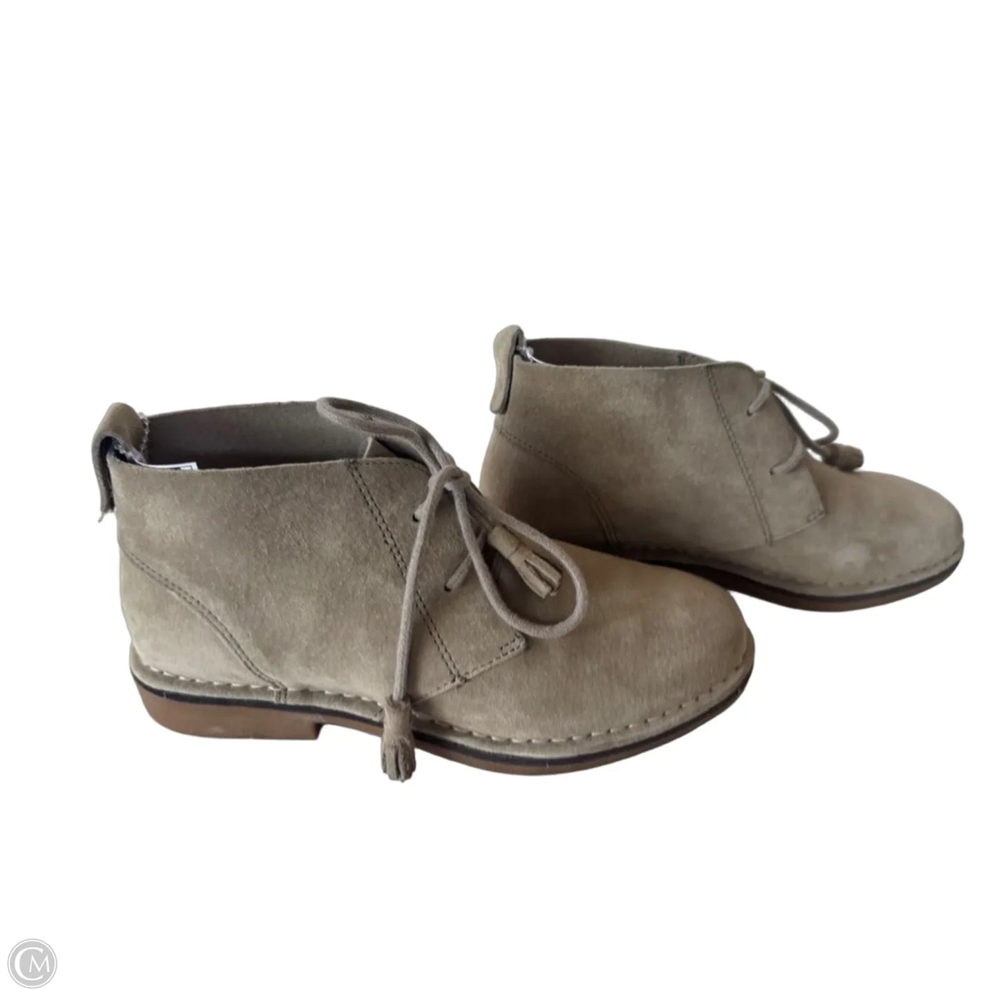Boots Ankle Flats By Hush Puppies In Tan, Size: 6.5