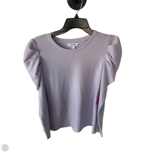 Top Long Sleeve By Nine West In Purple, Size: M