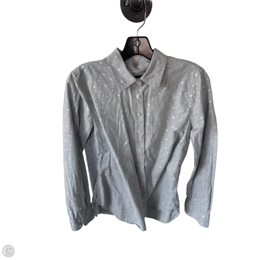 Top Long Sleeve By Talbots In Grey, Size: Xs