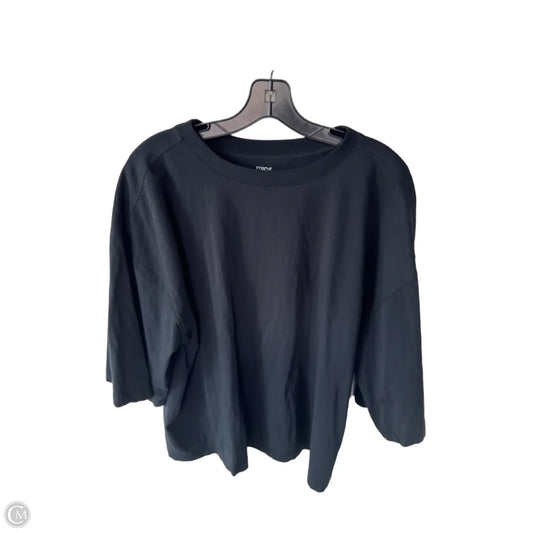 Top Short Sleeve Basic By Maeve In Black, Size: L