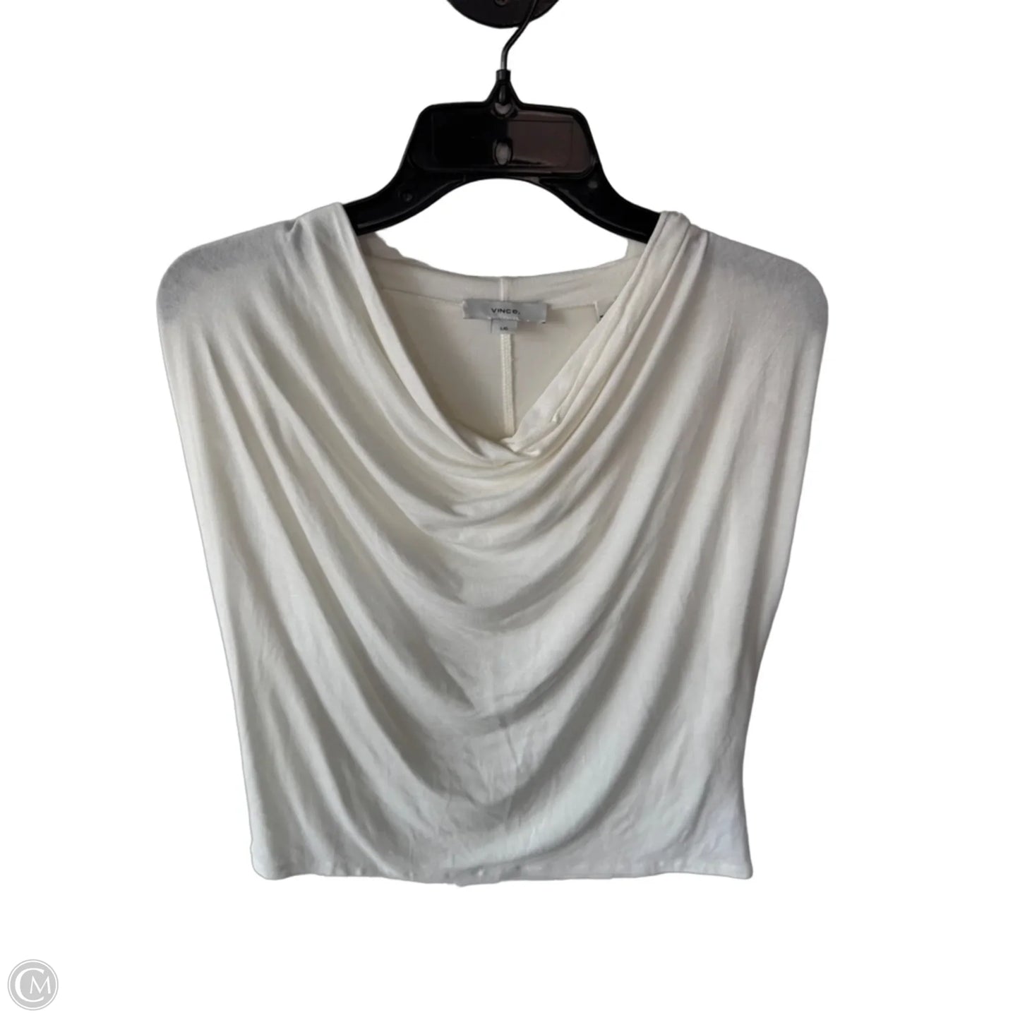 Top Sleeveless By Vince In White, Size: L