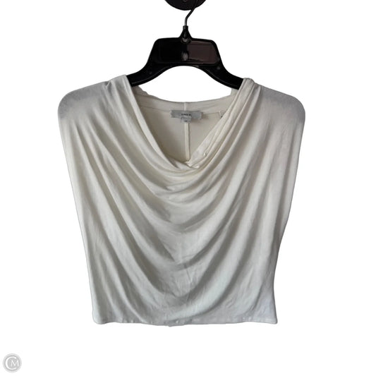 Top Sleeveless By Vince In White, Size: L