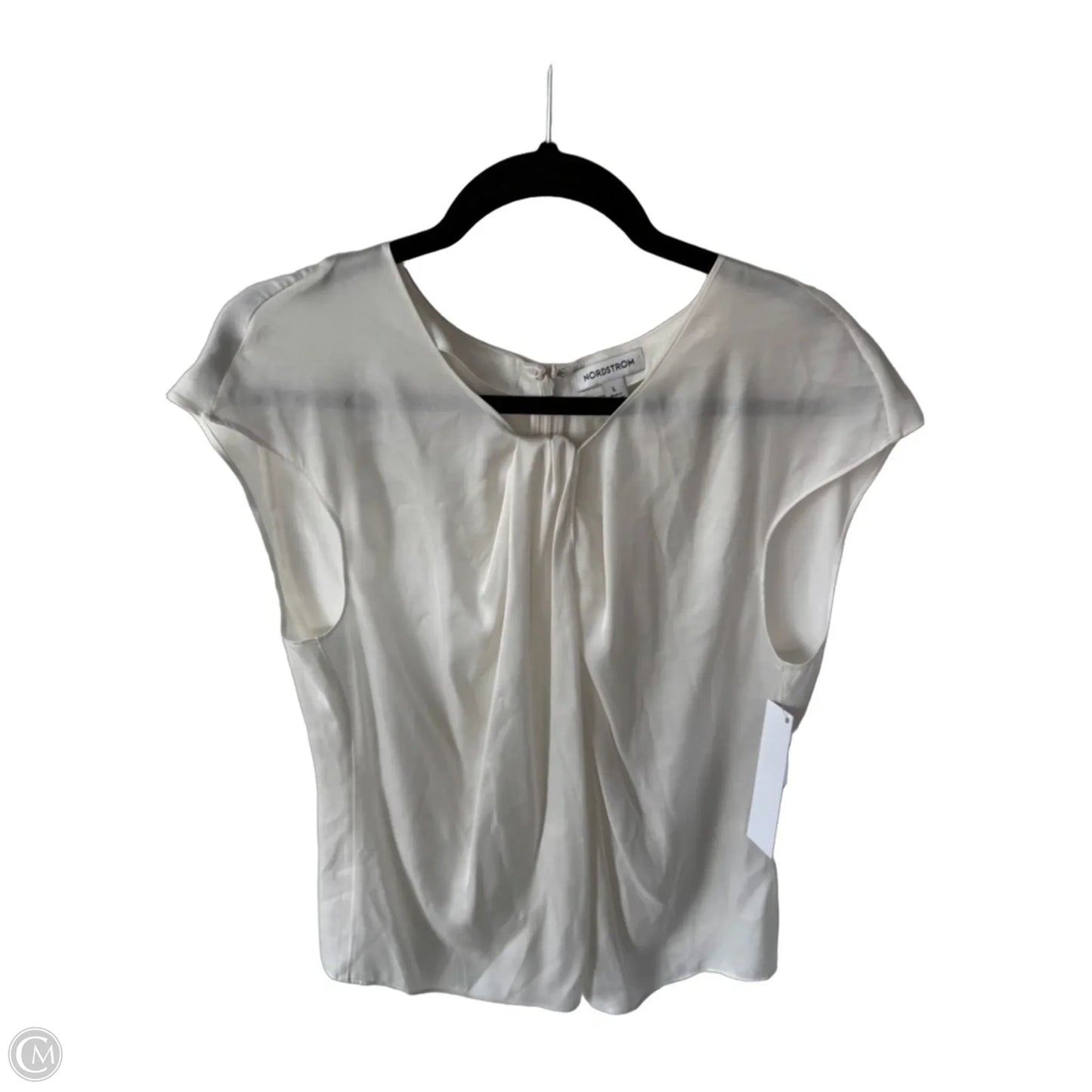 Top Sleeveless By Nordstrom In White, Size: L