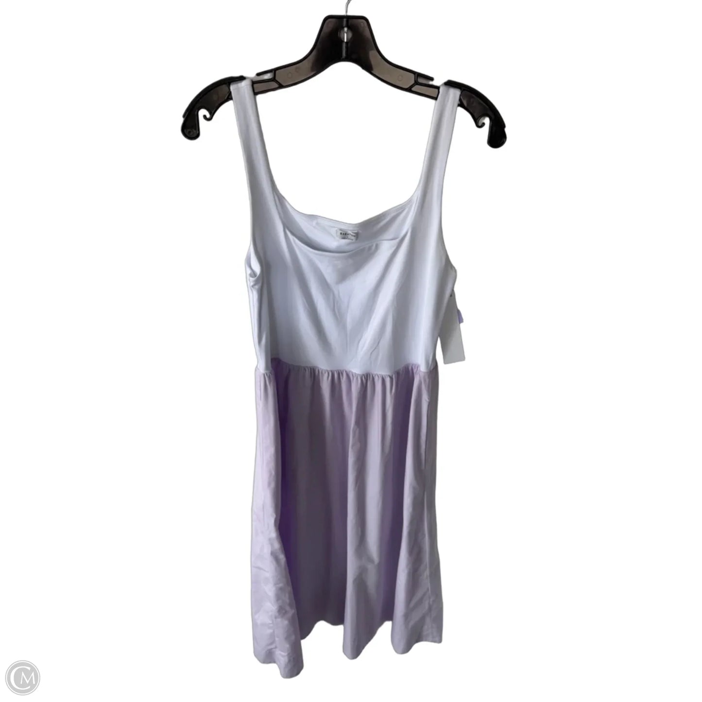 Dress Casual Midi By Babaton In Purple & White, Size: L