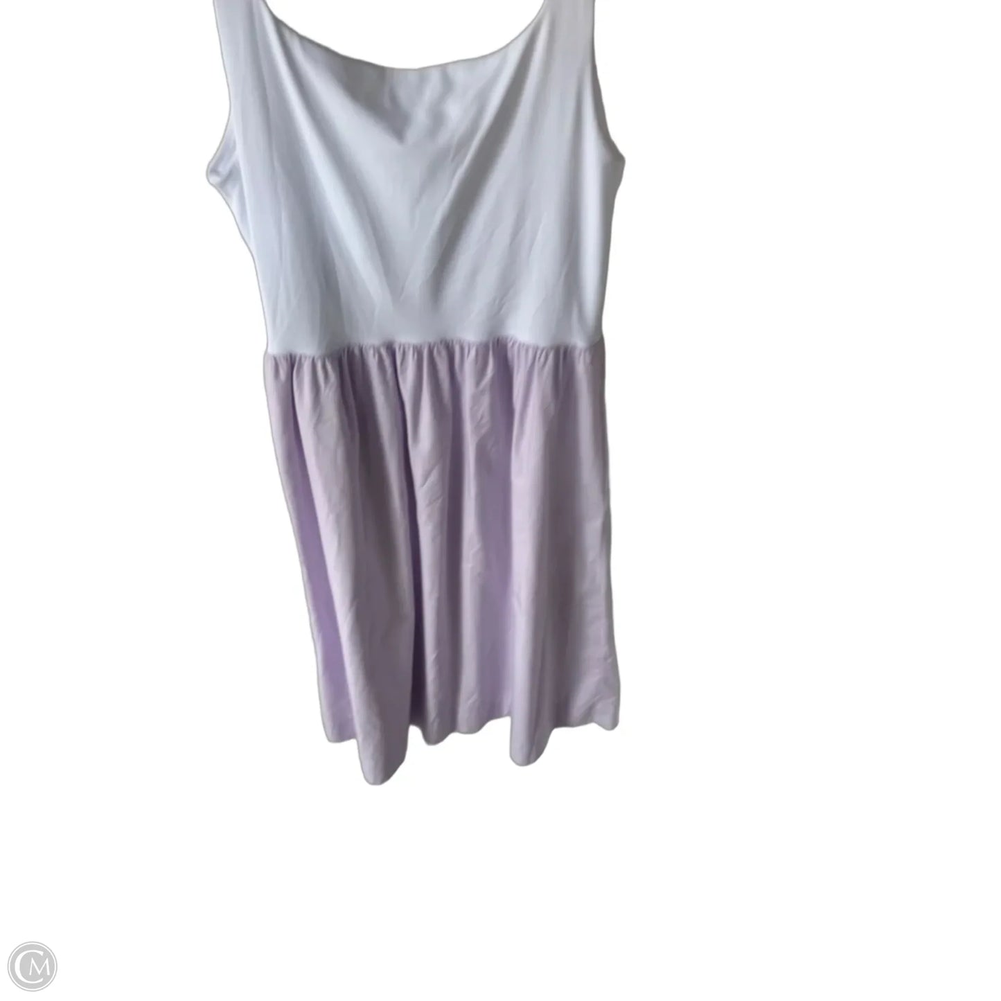 Dress Casual Midi By Babaton In Purple & White, Size: L