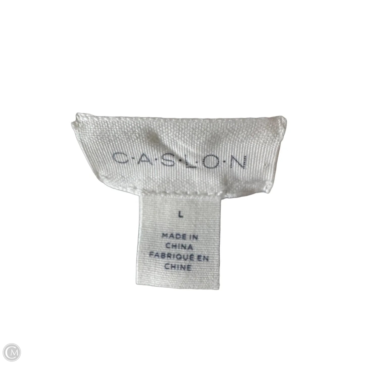 Sweater By Caslon In Black & White, Size: L