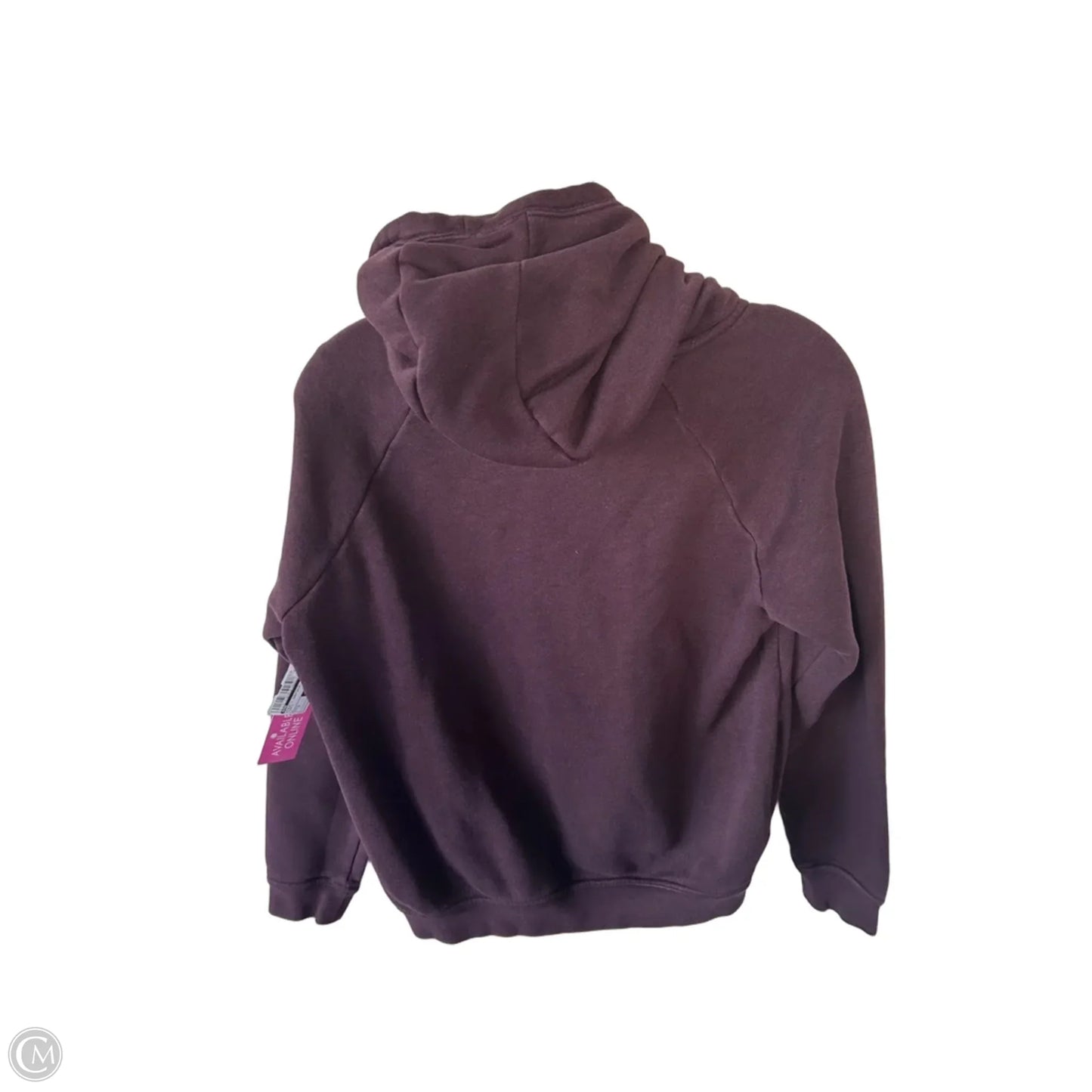 Athletic Sweatshirt Hoodie By Nike In Purple, Size: S