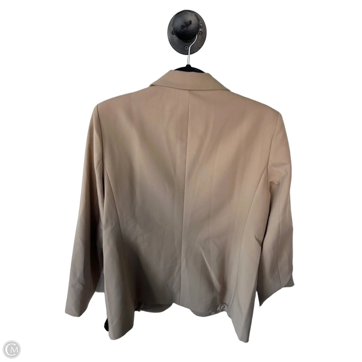 Blazer By Clothes Mentor In Tan, Size: L
