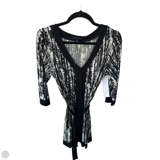 Dress Work By Banana Republic In Black & Cream, Size: M