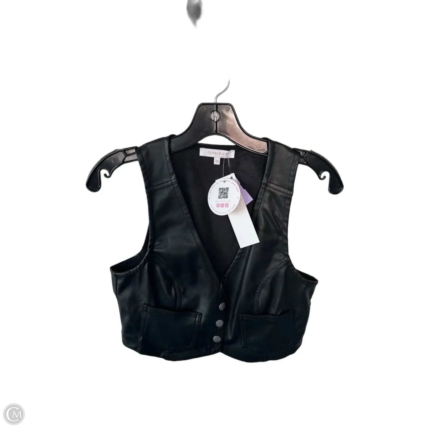 Vest Other By Olivaceous In Black, Size: M