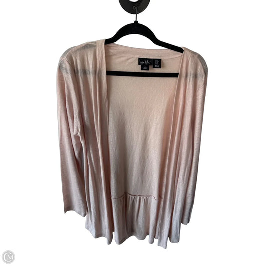Cardigan By Nicole By Nicole Miller In Pink, Size: M