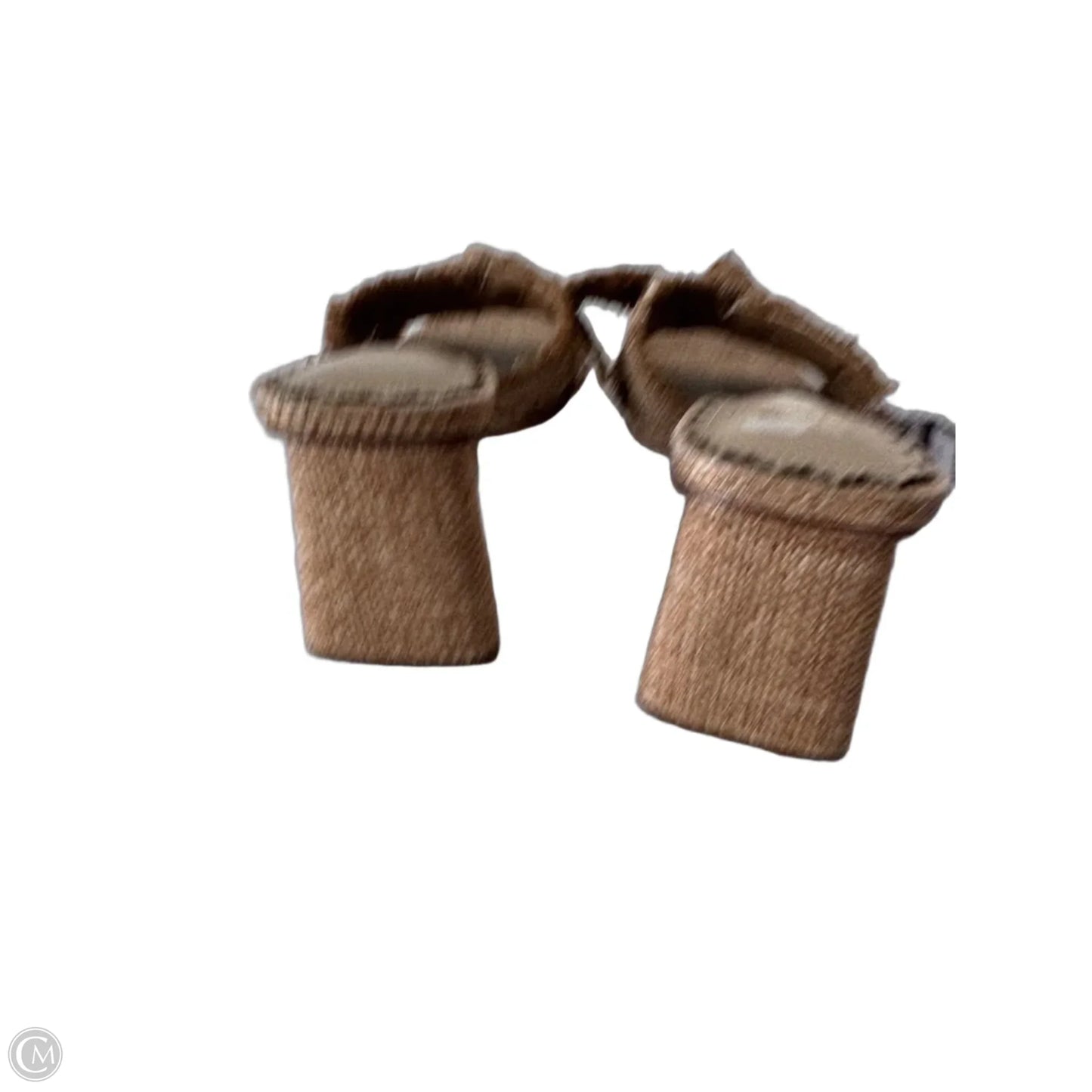 Sandals Heels Block By Antonio Melani In Tan, Size: 6