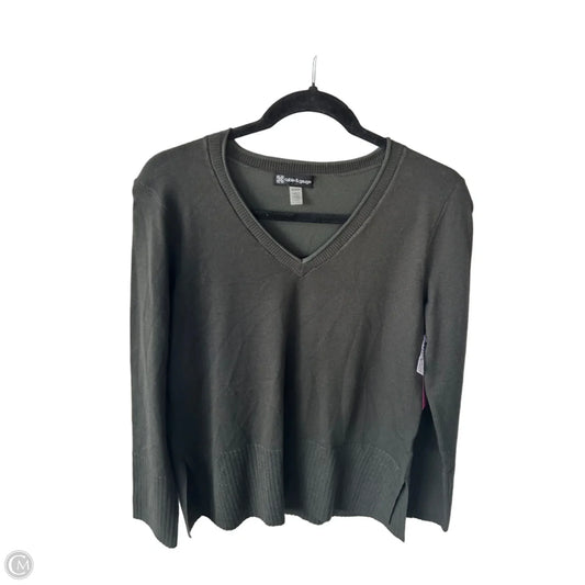 Sweater By Cable And Gauge In Green, Size: M