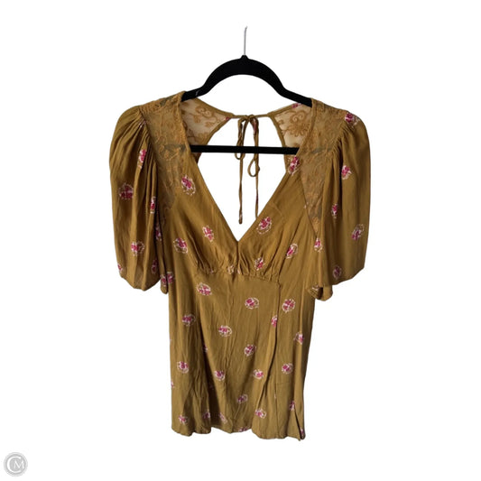 Dress Party Short By Free People In Green & Pink, Size: S