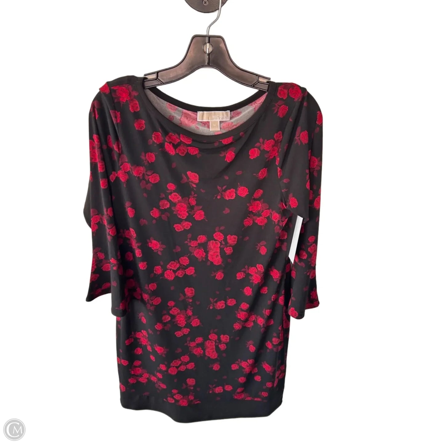 Dress Work By Michael By Michael Kors In Black & Red, Size: M