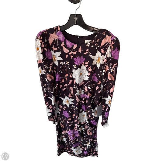 Dress Party Midi By Eliza J In Purple & White, Size: S