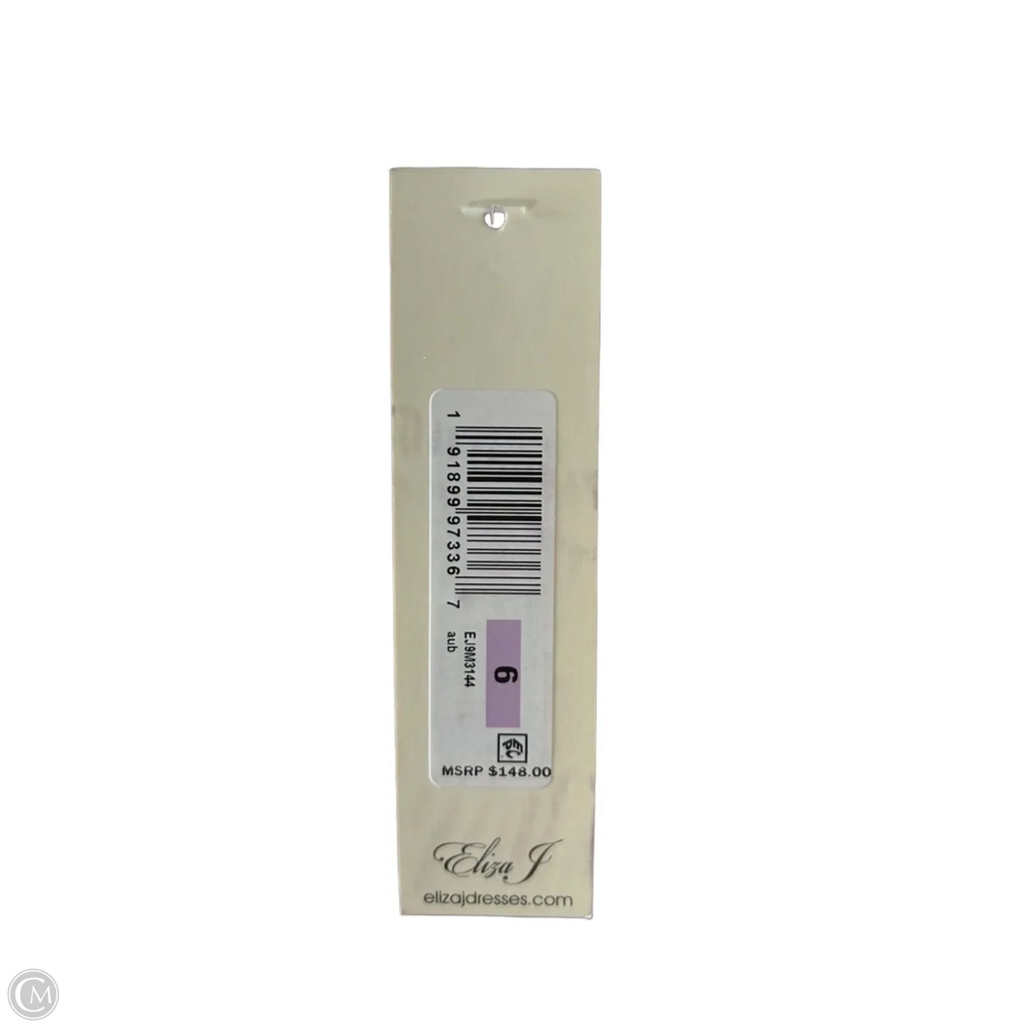 Dress Party Midi By Eliza J In Purple & White, Size: S