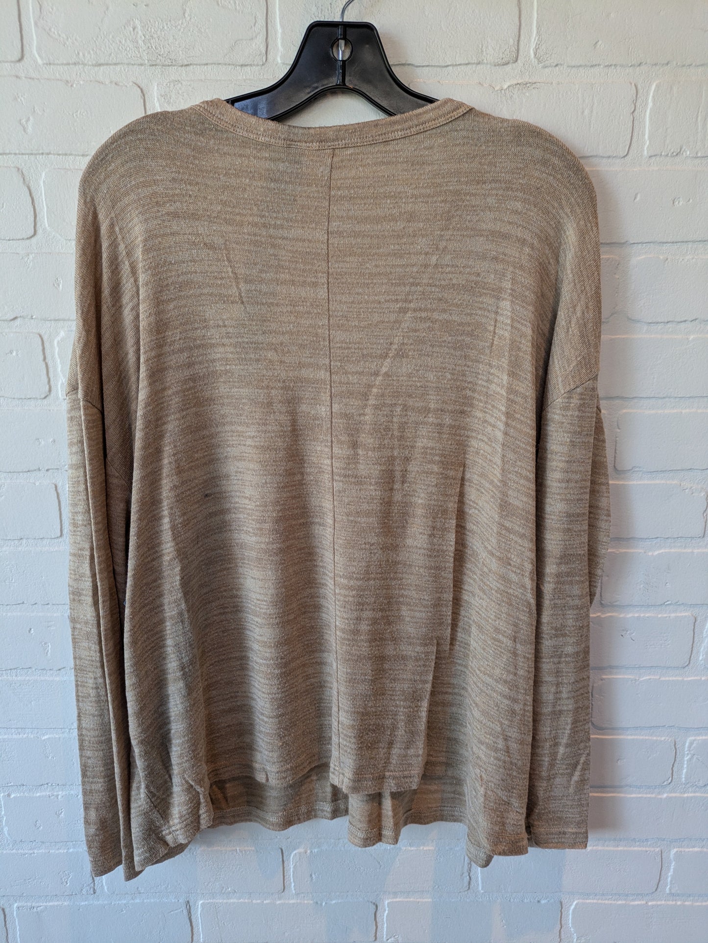 Top Long Sleeve By Old Navy In Tan, Size: L