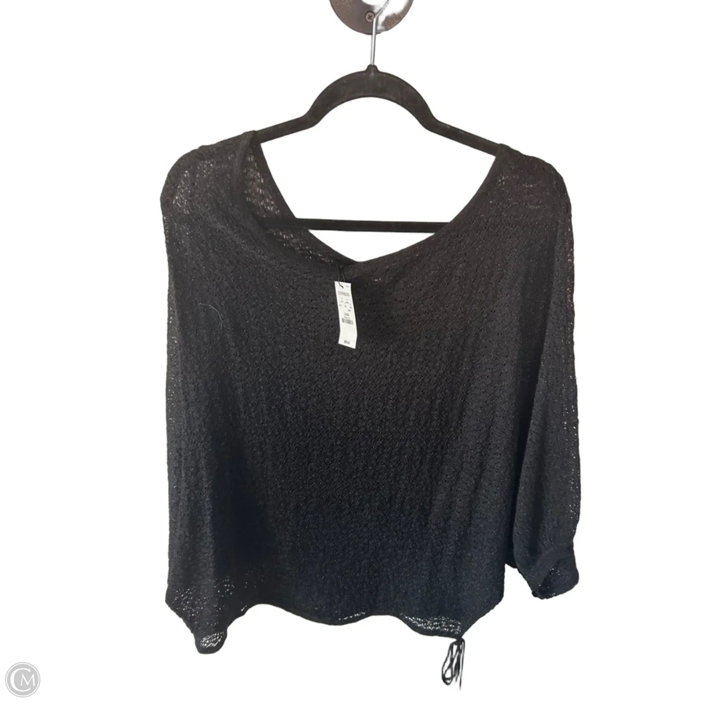 Poncho By Express In Black, Size: L