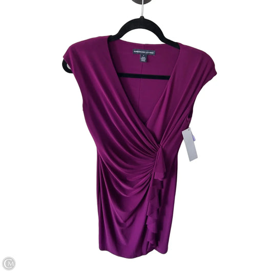 Dress Party Midi By American Living In Purple, Size: S