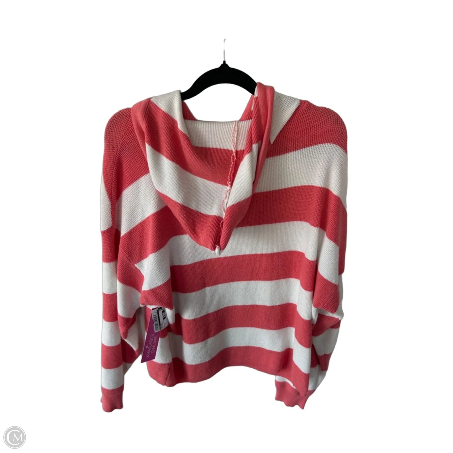 Sweater By Cyrus In Pink & White, Size: M