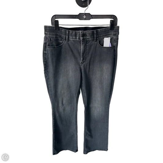 Jeans Boot Cut By White House Black Market In Grey Denim, Size: 10