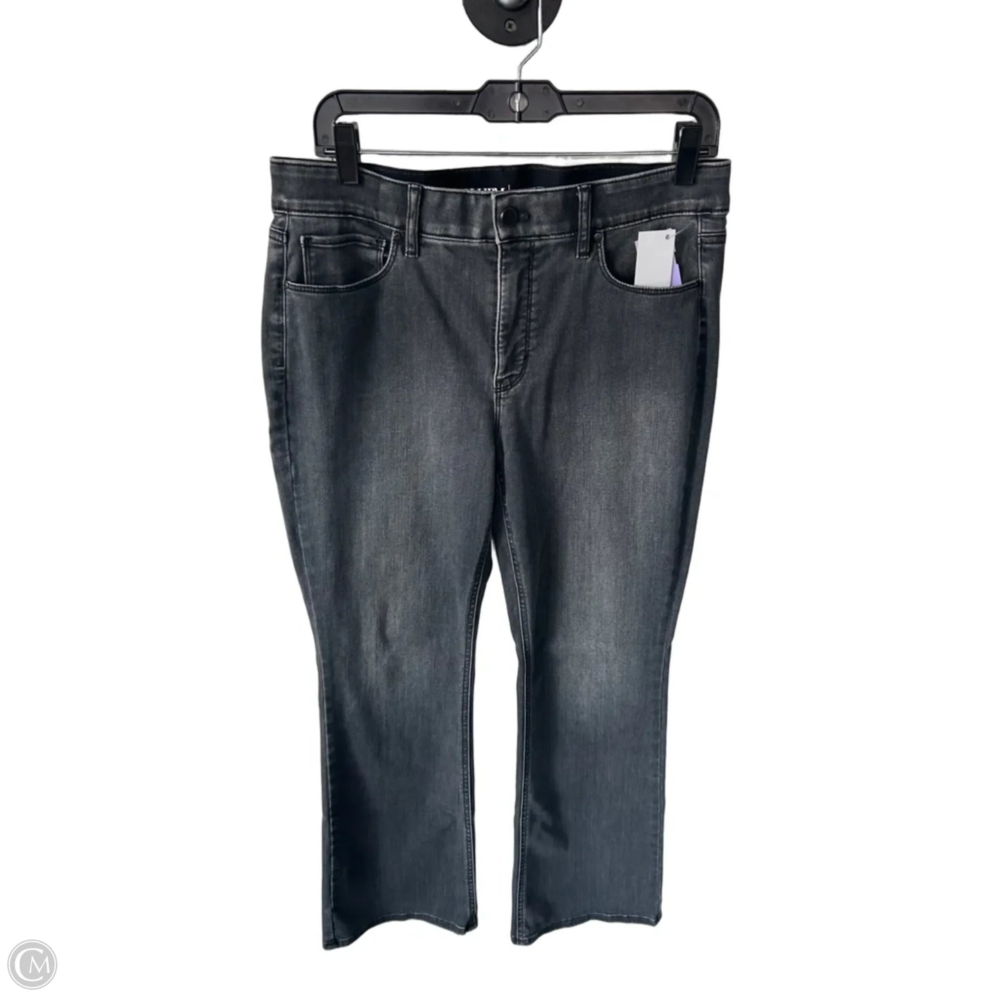 Jeans Boot Cut By White House Black Market In Grey Denim, Size: 10
