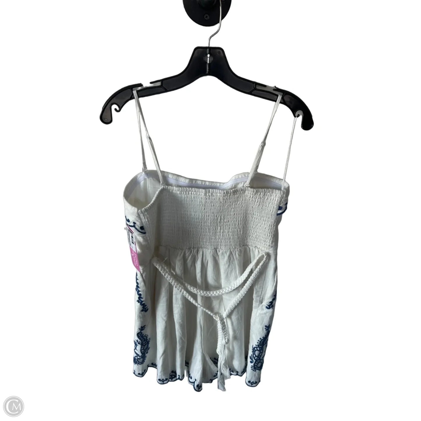 Romper By Cmc In Blue & White, Size: M
