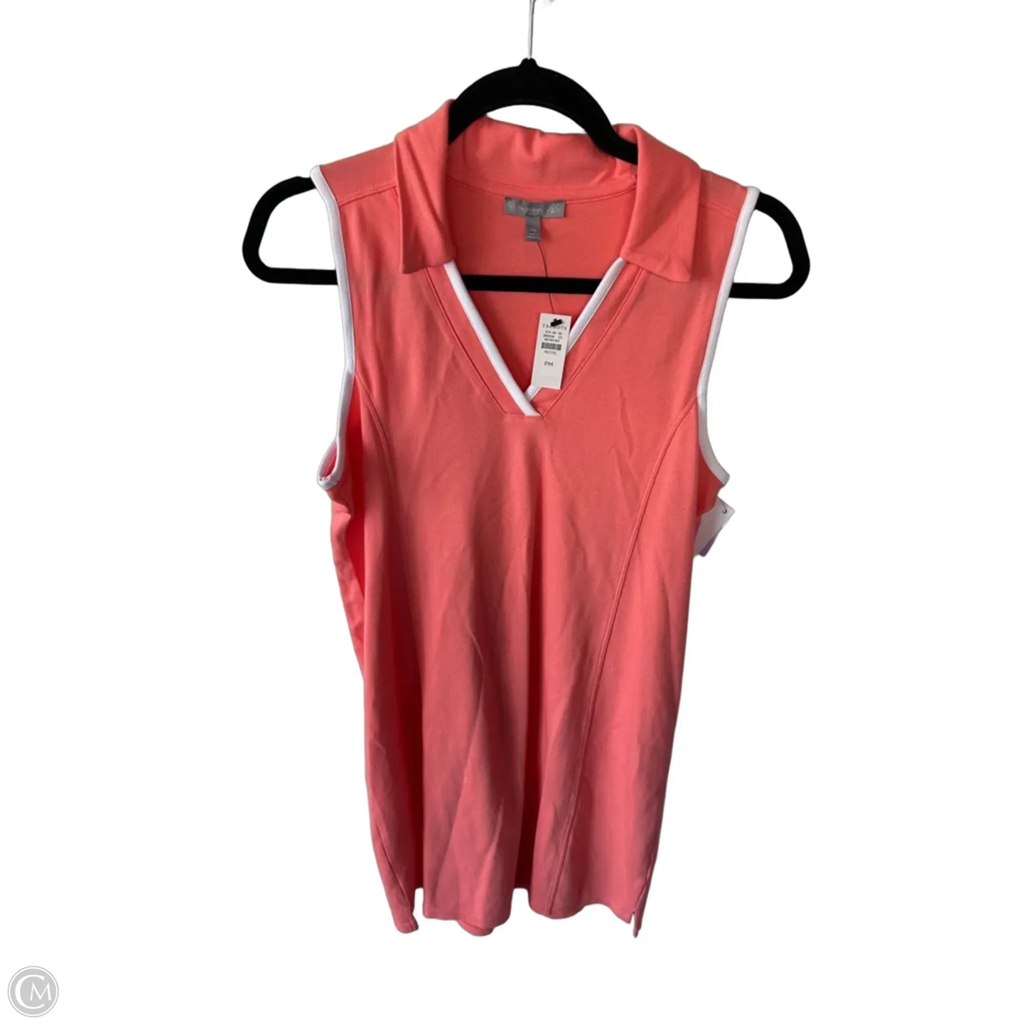 Dress Casual Short By Talbots In Pink & White, Size: Mp