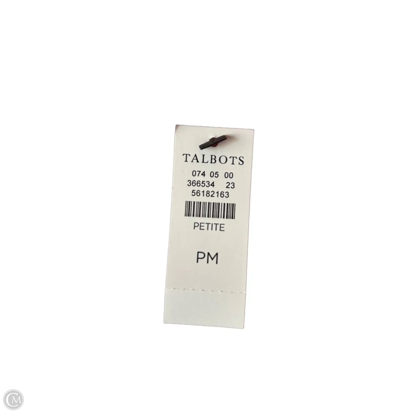 Dress Casual Short By Talbots In Pink & White, Size: Mp
