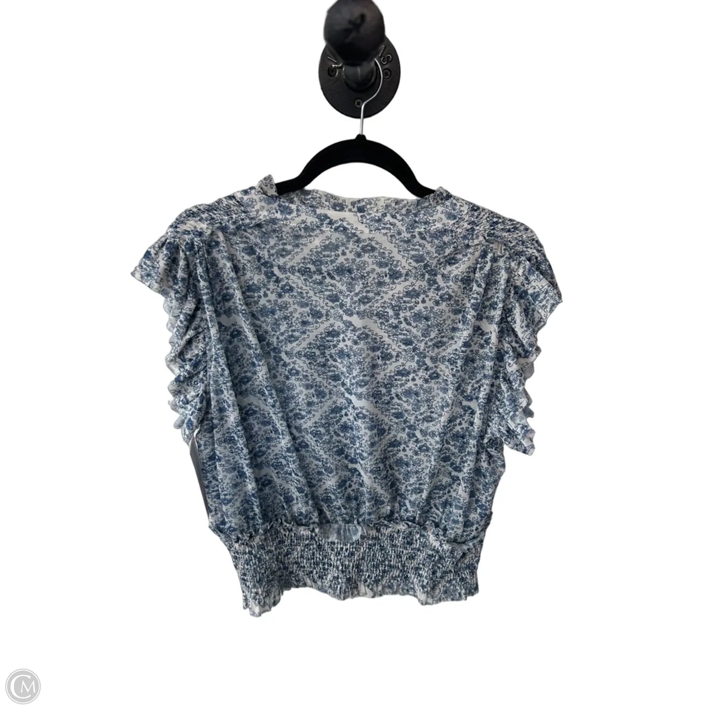 Top Short Sleeve By Miss Me In Blue, Size: M