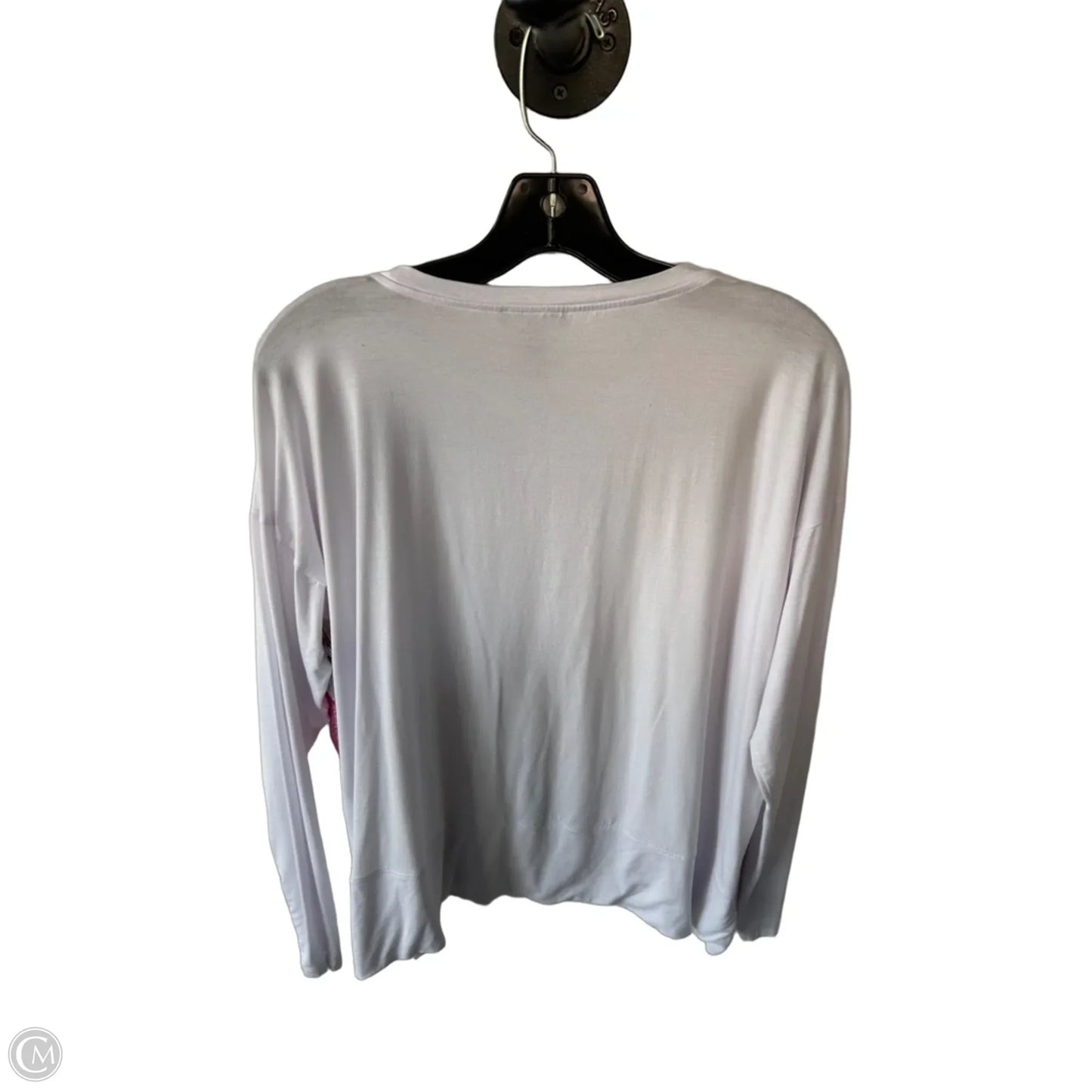 Top Long Sleeve Basic By Eileen Fisher In White, Size: S