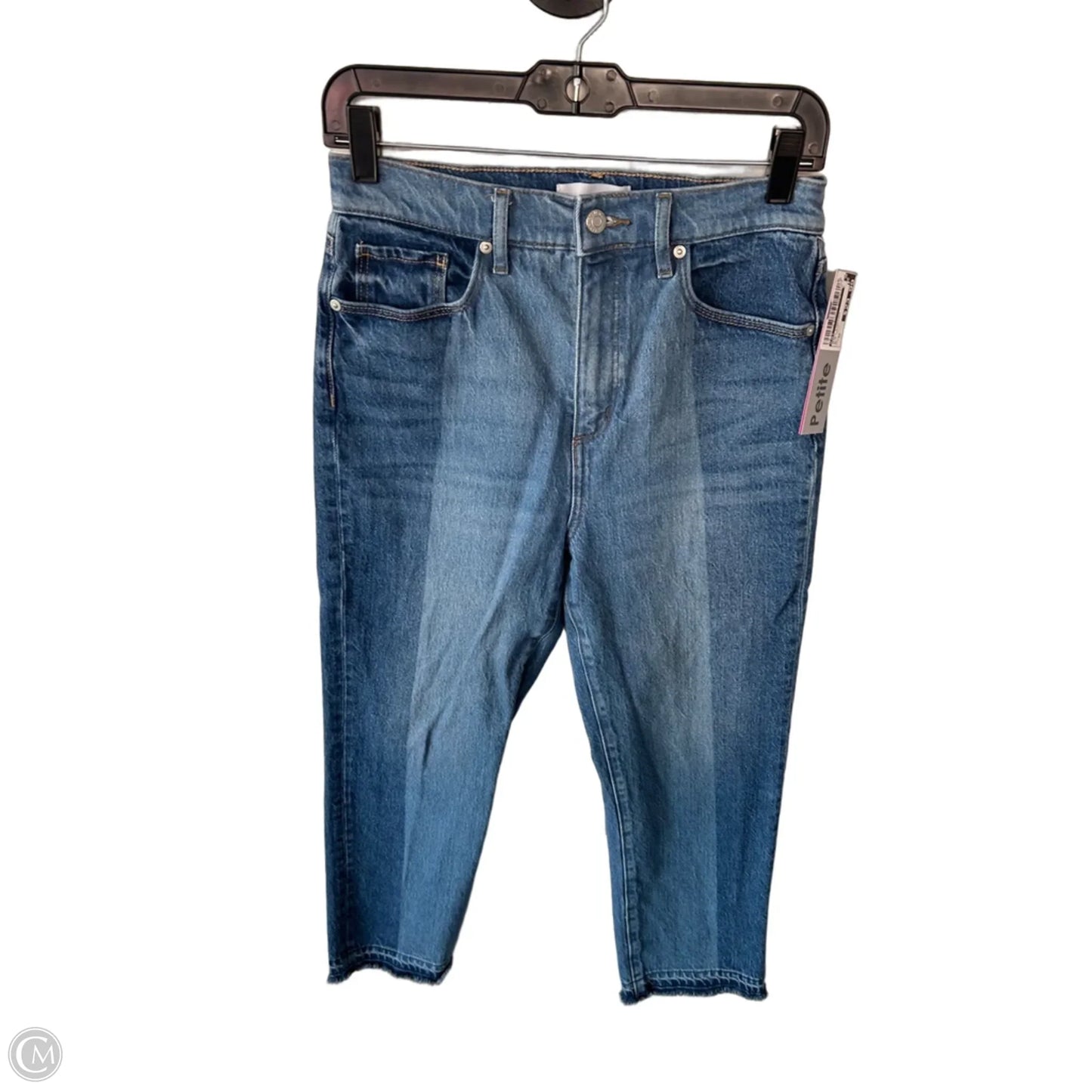 Jeans Straight By Loft In Blue Denim, Size: 6p