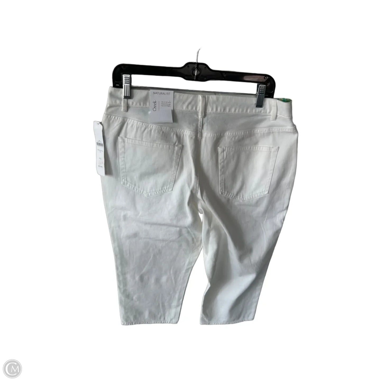 Capris By Coldwater Creek In White, Size: 12p