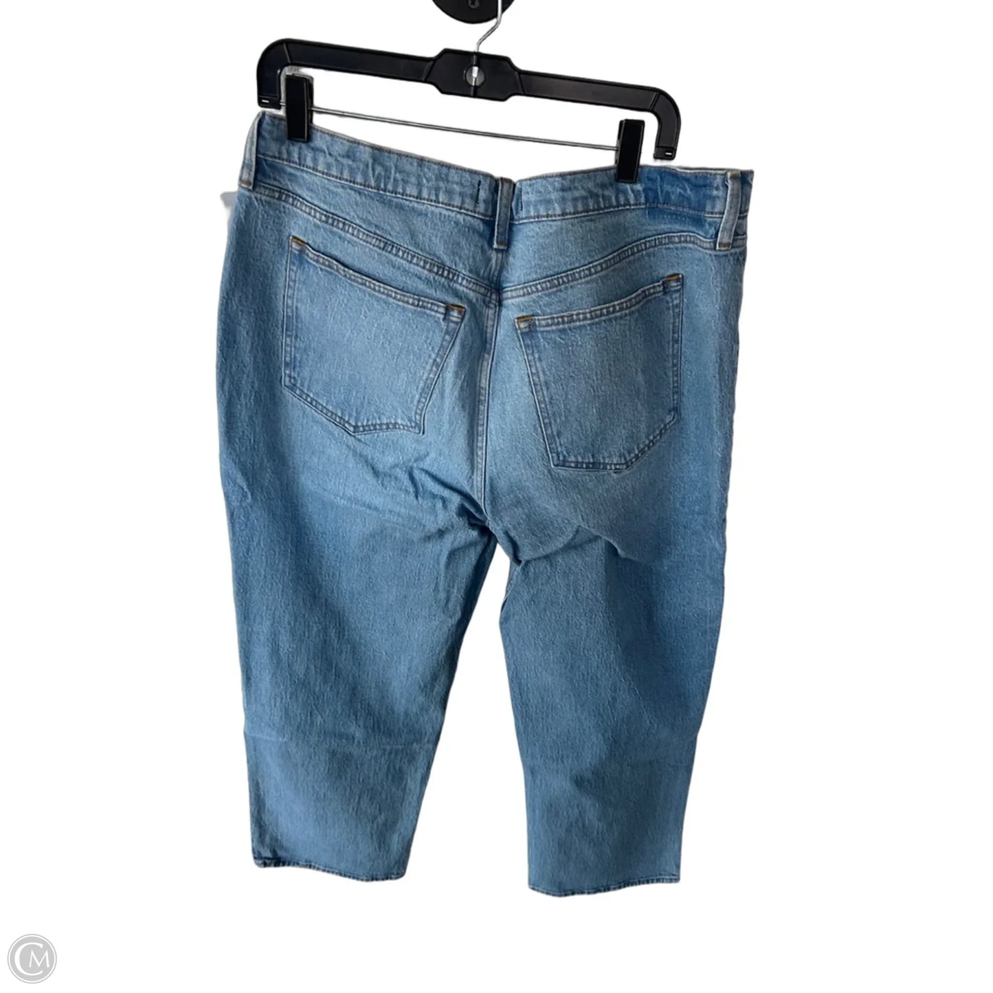 Jeans Straight By Abercrombie And Fitch In Blue Denim, Size: 16