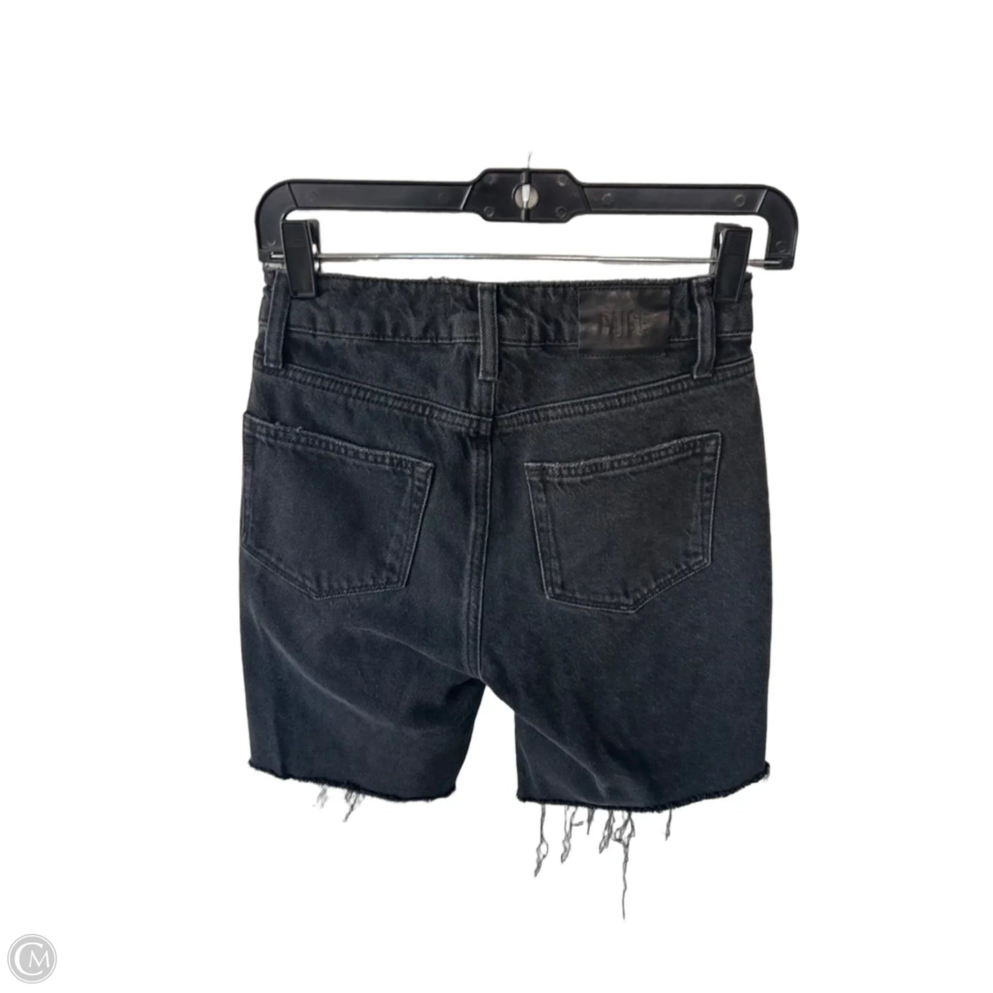 Shorts By Paige In Black Denim, Size: 0