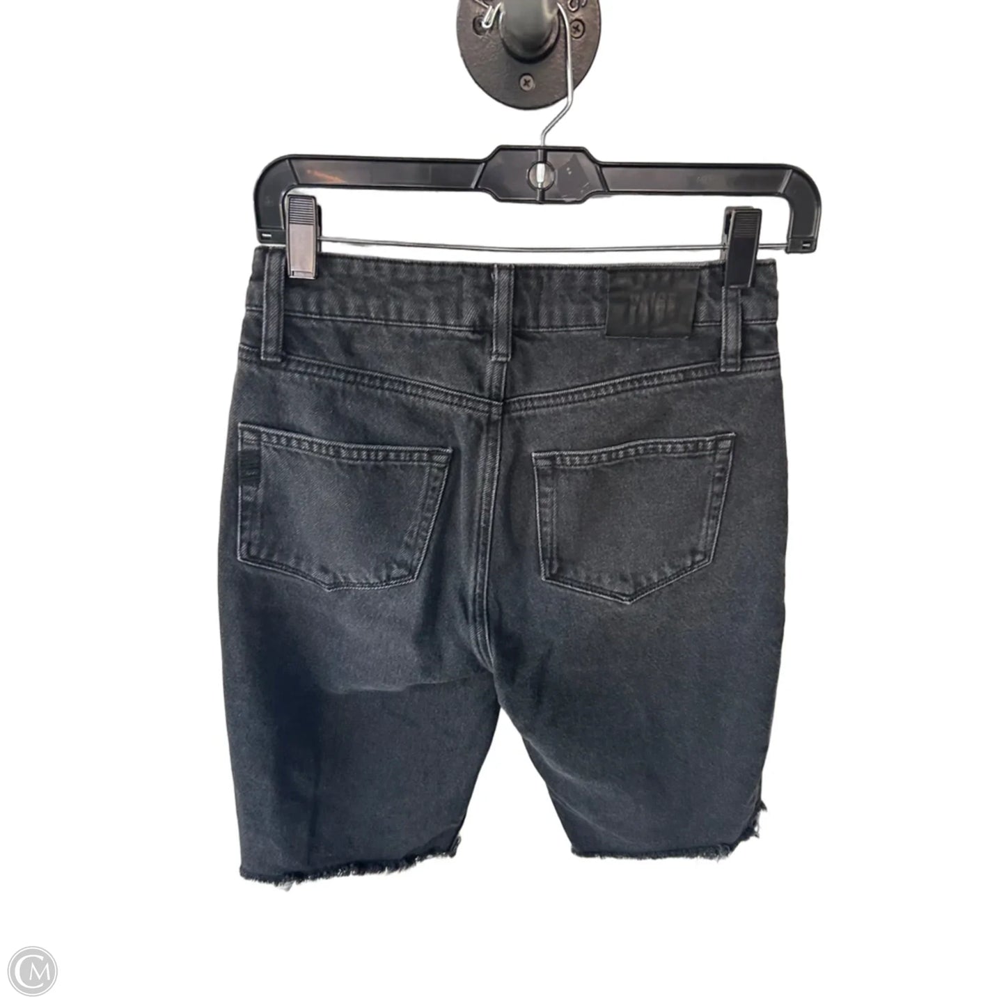 Shorts By Paige In Black Denim, Size: 0