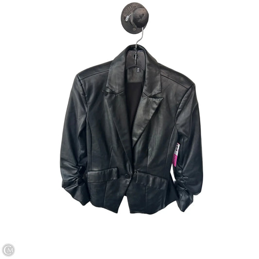 Blazer By Clothes Mentor In Black, Size: Xs