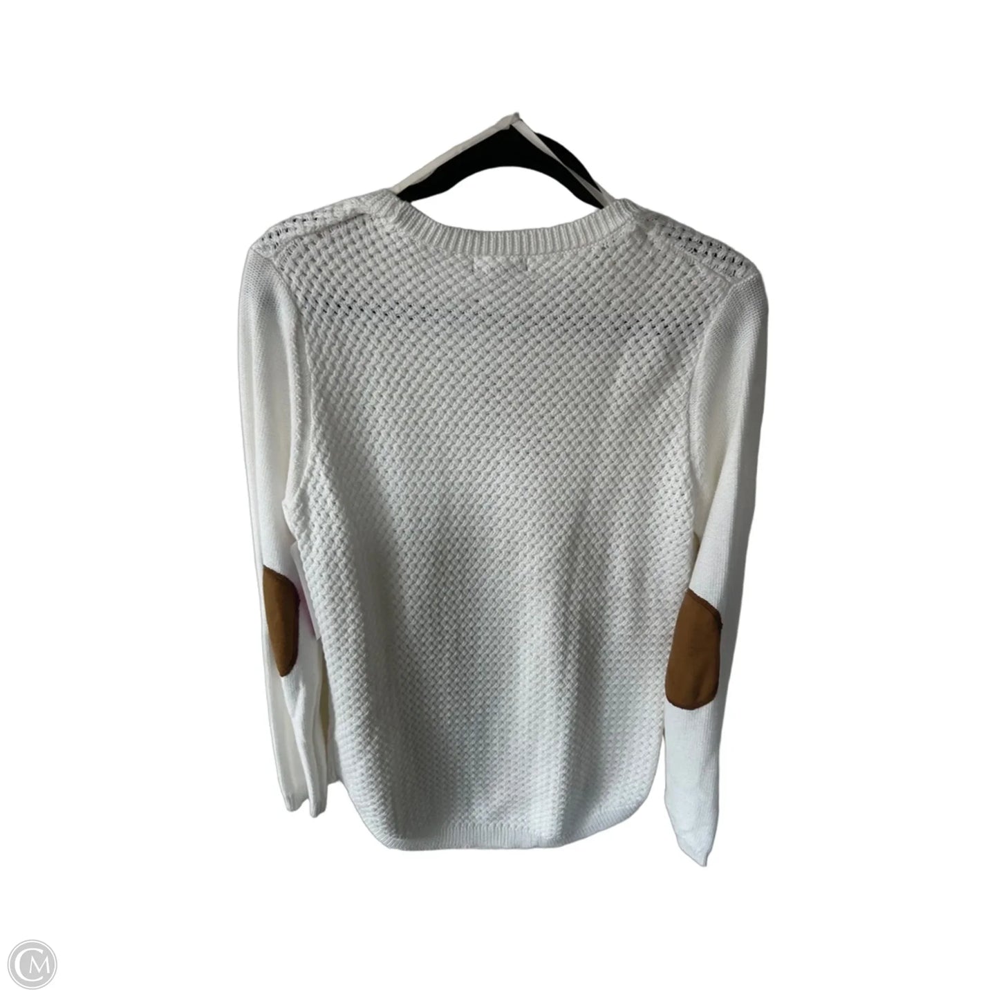 Sweater By Clothes Mentor In White, Size: M