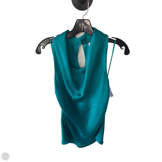 Top Sleeveless By Adiva In Blue, Size: S