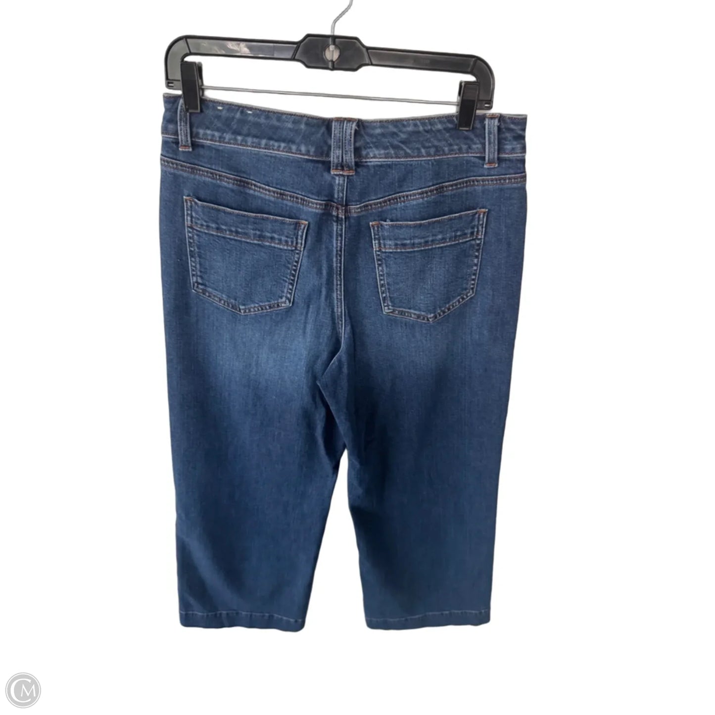 Jeans Straight By Talbots In Blue Denim, Size: 10p