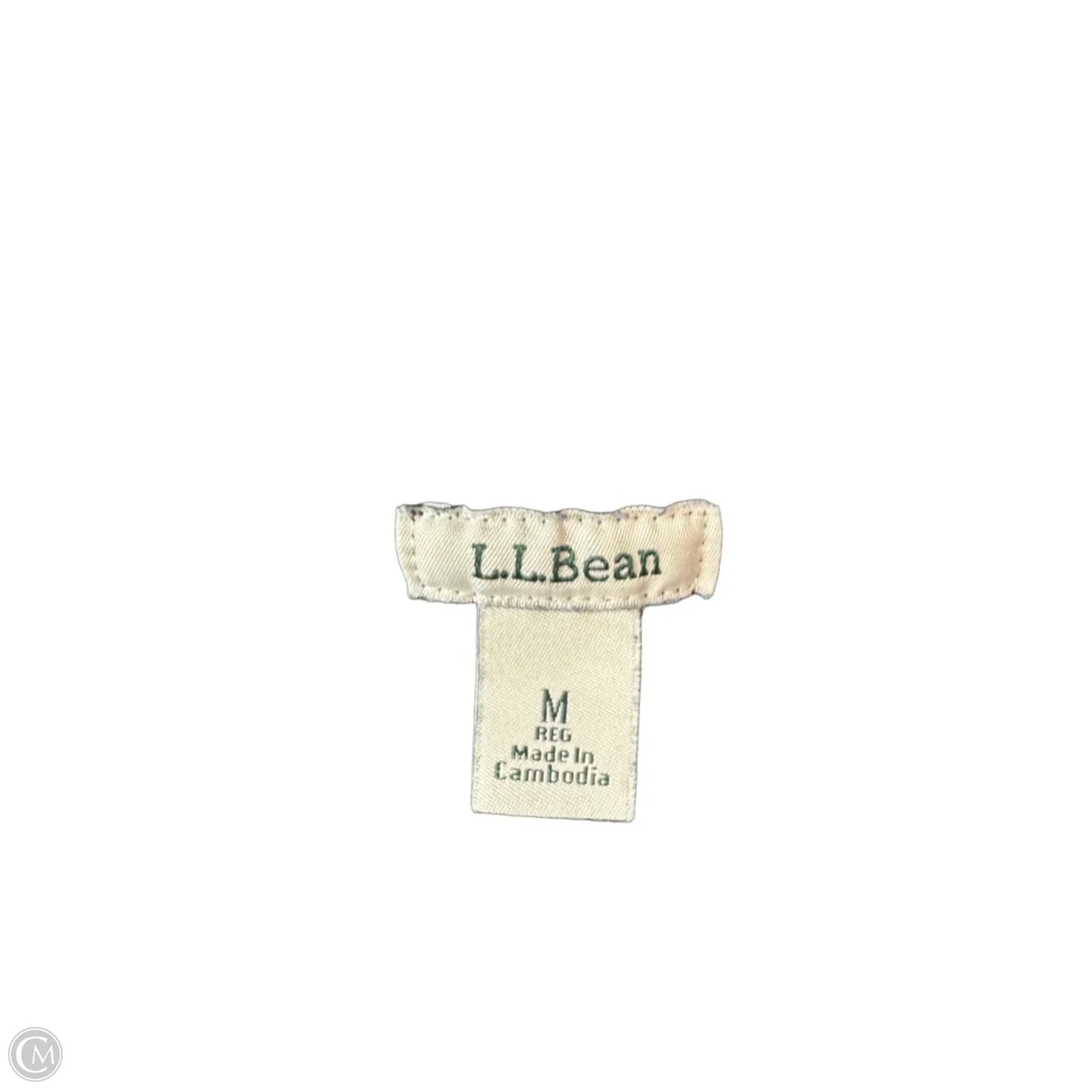 Sweatshirt Collar By L.l. Bean In Blue, Size: M
