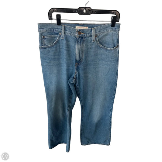 Jeans Boot Cut By Levis In Blue Denim, Size: 8