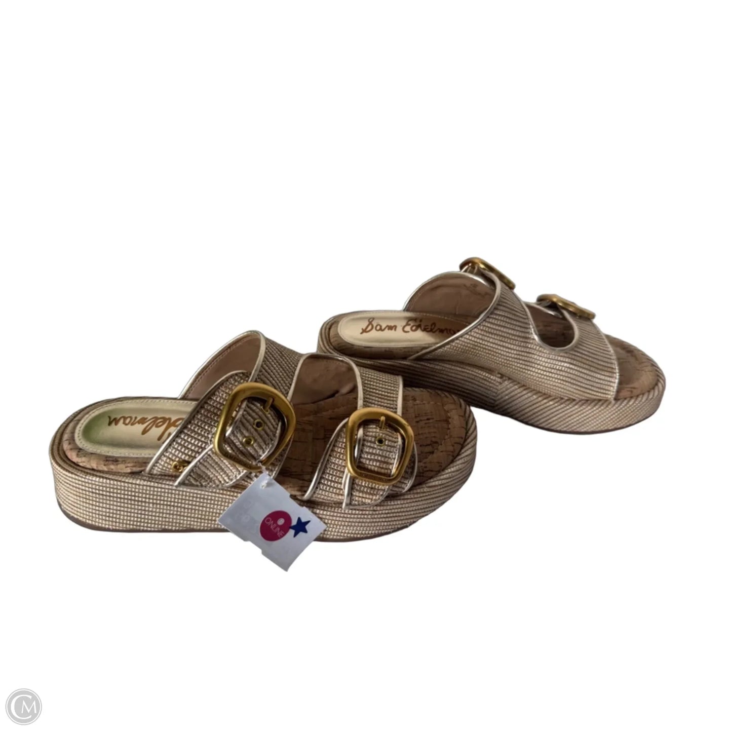 Sandals Flats By Sam Edelman In Gold, Size: 8.5
