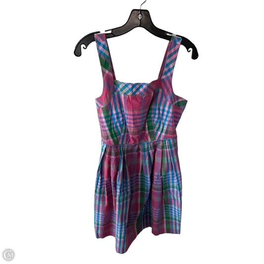 Dress Casual Short By J. Crew In Blue & Pink, Size: S