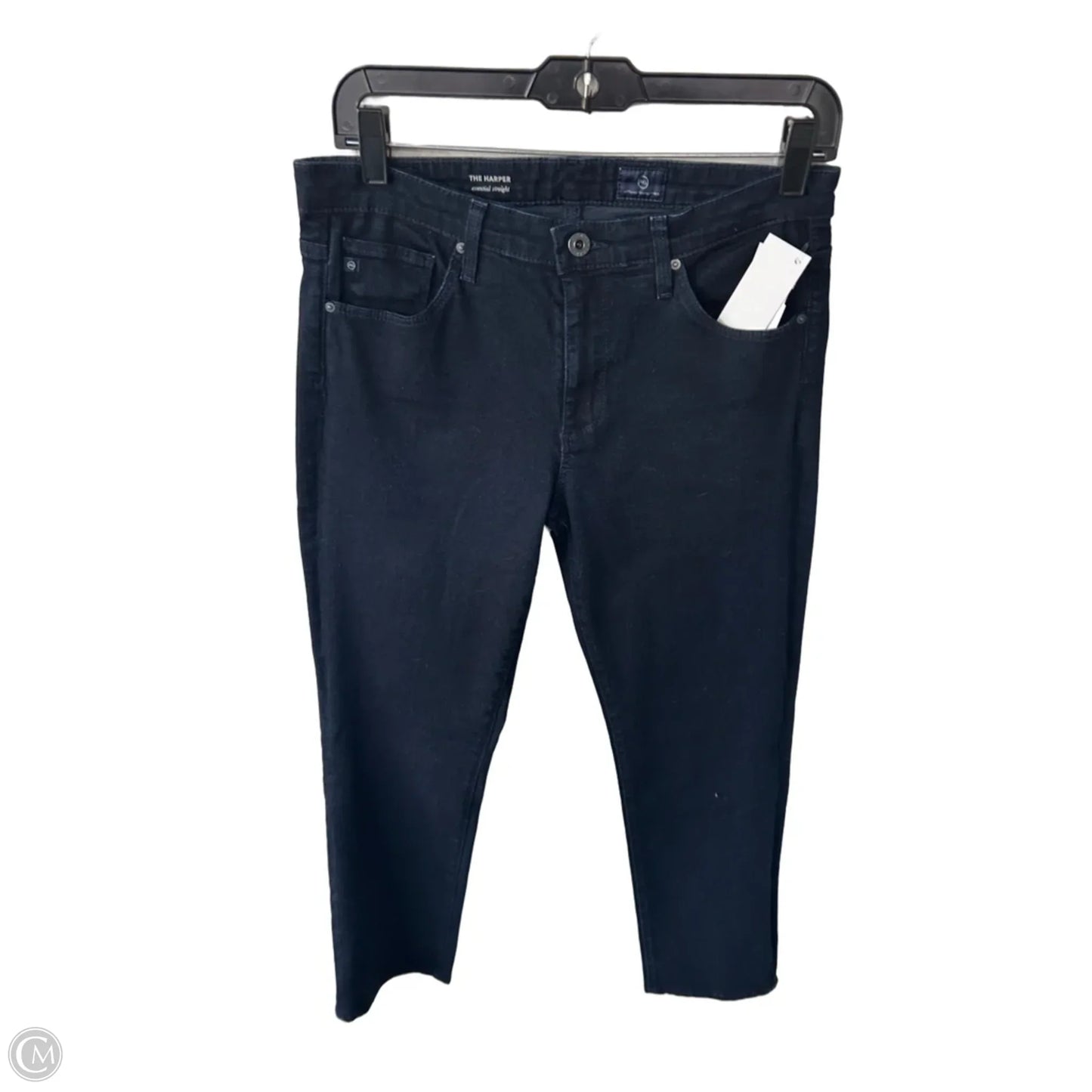 Jeans Straight By Adriano Goldschmied In Blue Denim, Size: 8